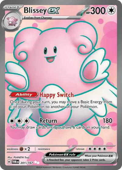 Blissey ex Twilight Masquerade Ultra Rare 201/167