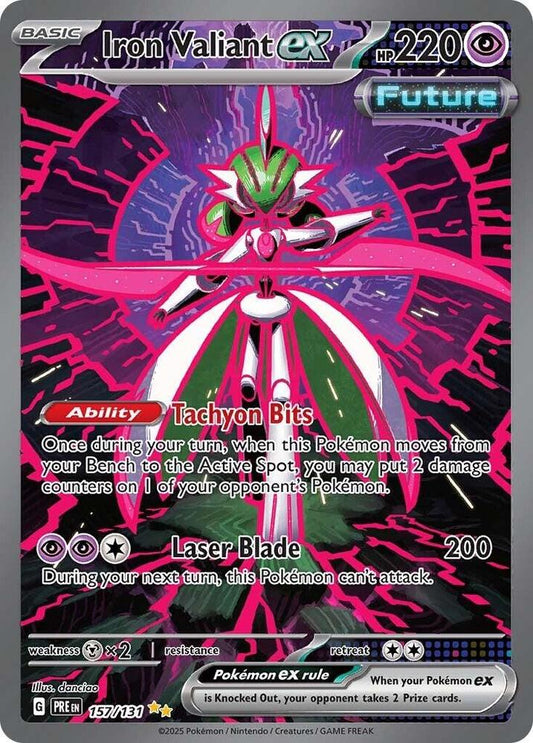 Iron Valiant ex Special Illustration Rare 157/131 Prismatic Evolutions