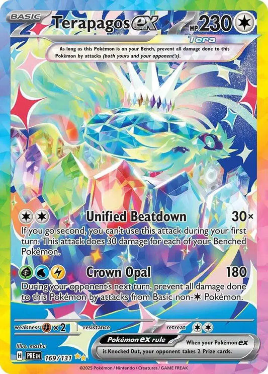 Terapagos ex Pokemon Special Illustration Rare 169/131 Prismatic Evolutions
