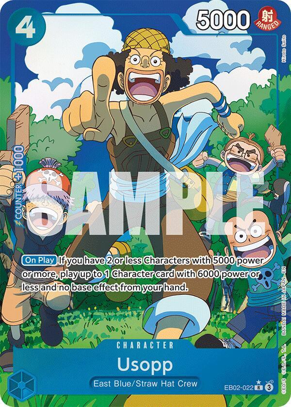 Usopp (Alternate Art) One Piece R EB02-022 Extra Booster: Anime