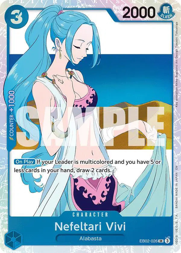 Nefeltari Vivi SR EB02-026 Extra Booster: Anime 25th Collection