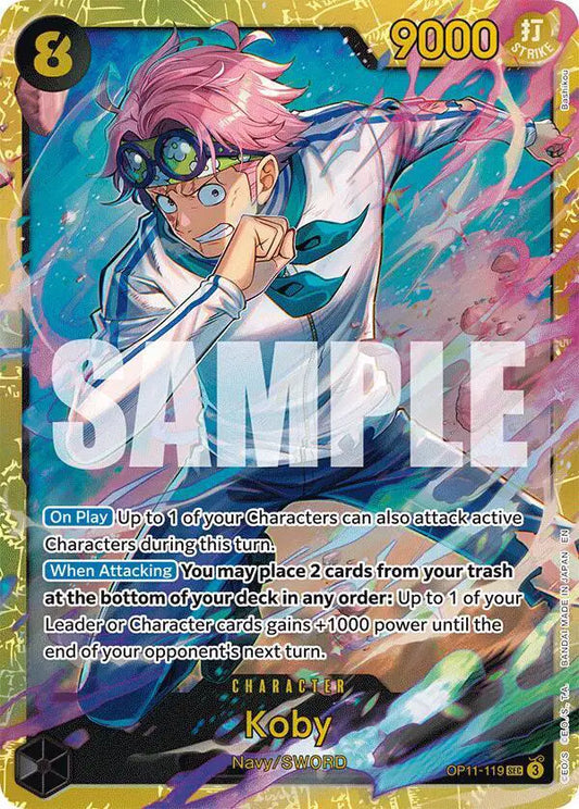 Koby (OP11-119) A Fist of Divine Speed - Near mint-mint (NM-MT)
