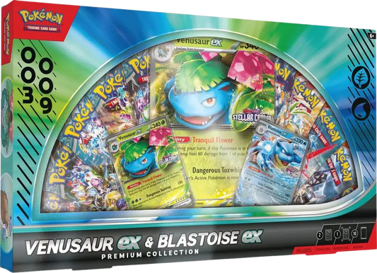 Venusaur ex & Blastoise ex Premium Collection