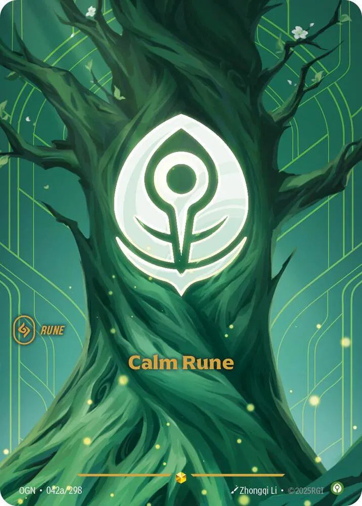Calm Rune Riftbound Alternate Art 042a/298