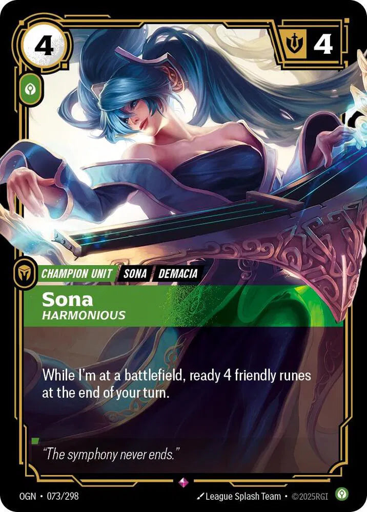 Sona - Harmonious Origins Rare 073/298