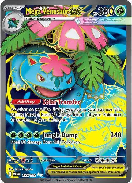 Mega Venusaur ex Ultra Rare 155/132 Mega Evolution