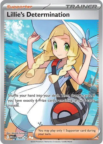 Lillie's Determination Ultra Rare 169/132 Mega Evolution