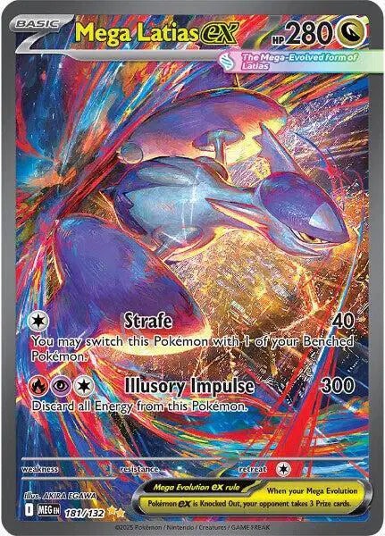 Mega Latias ex Special Illustration Rare 181/132 Mega Evolution