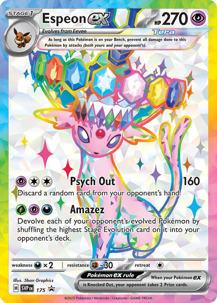 Espeon ex - 175 Promo SVP 175 Scarlet & Violet Promo