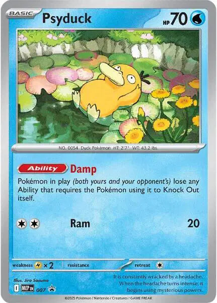 Psyduck 007 Mega Evolution Promo