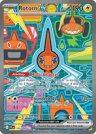 Rotom ex Pokemon Special Illustration Rare 126/094 Phantasmal Flames