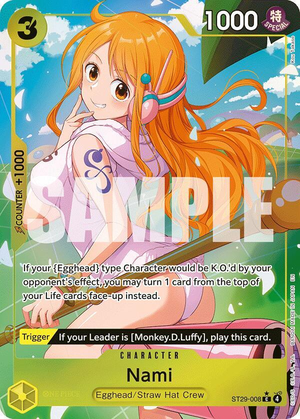 Nami (Full Art) Starter Deck 29: Egghead C ST29-008