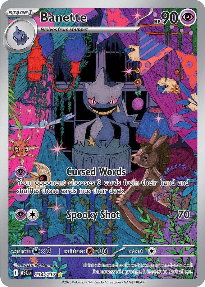 Banette Ascended Heroes Illustration Rare 234/217