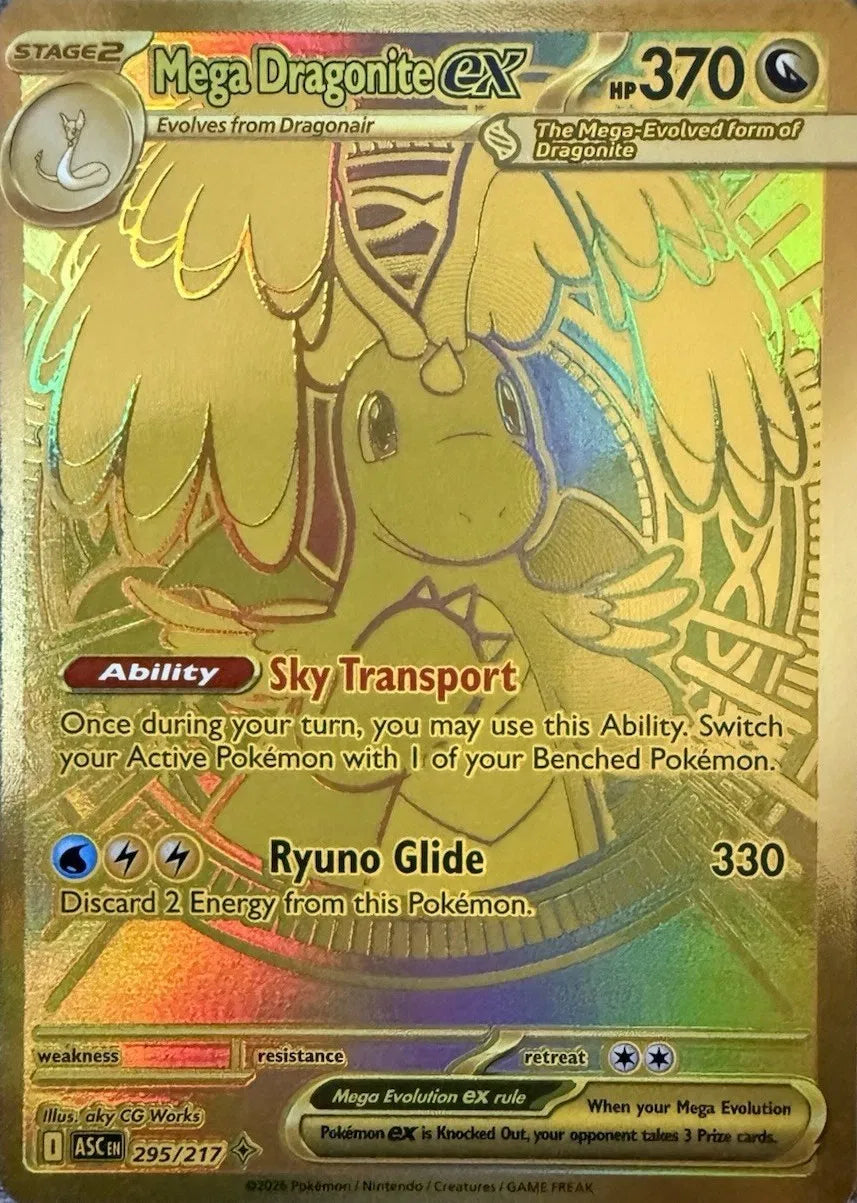 Mega Dragonite ex Ascended Heroes Mega Hyper Rare 295/217