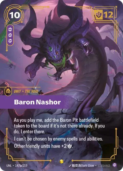 Baron Nashor (Alternate Art) Unleashed Showcase 147a/219