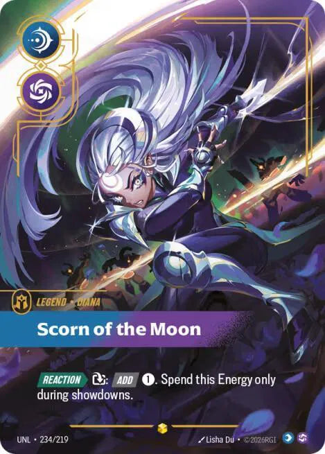 Diana - Scorn of the Moon (Overnumbered) Unleashed Showcase 234/219