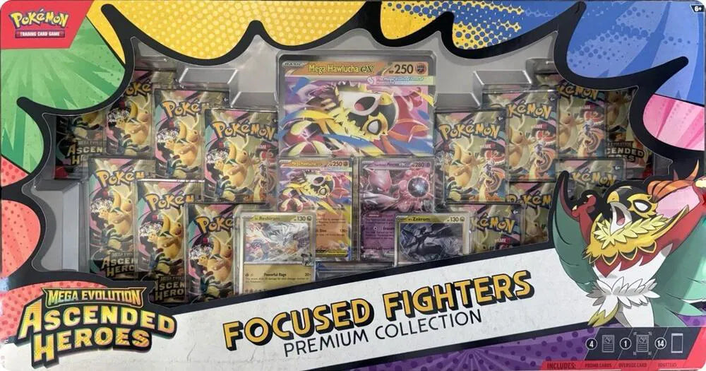 Ascended Heroes Focused Fighters Premium Collection Ascended Heroes