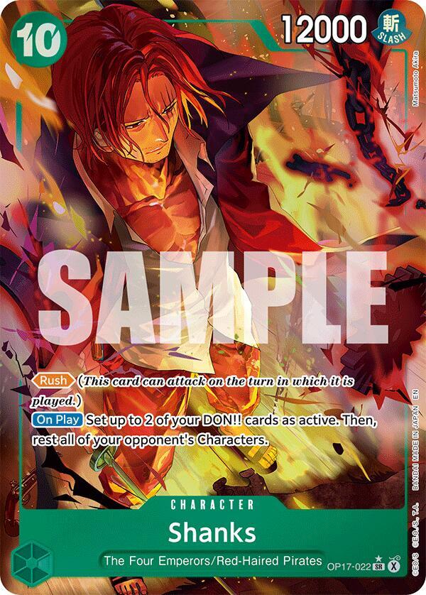 Shanks (022) (Alternate Art) - The World's Strongest Warriors (OP17)
