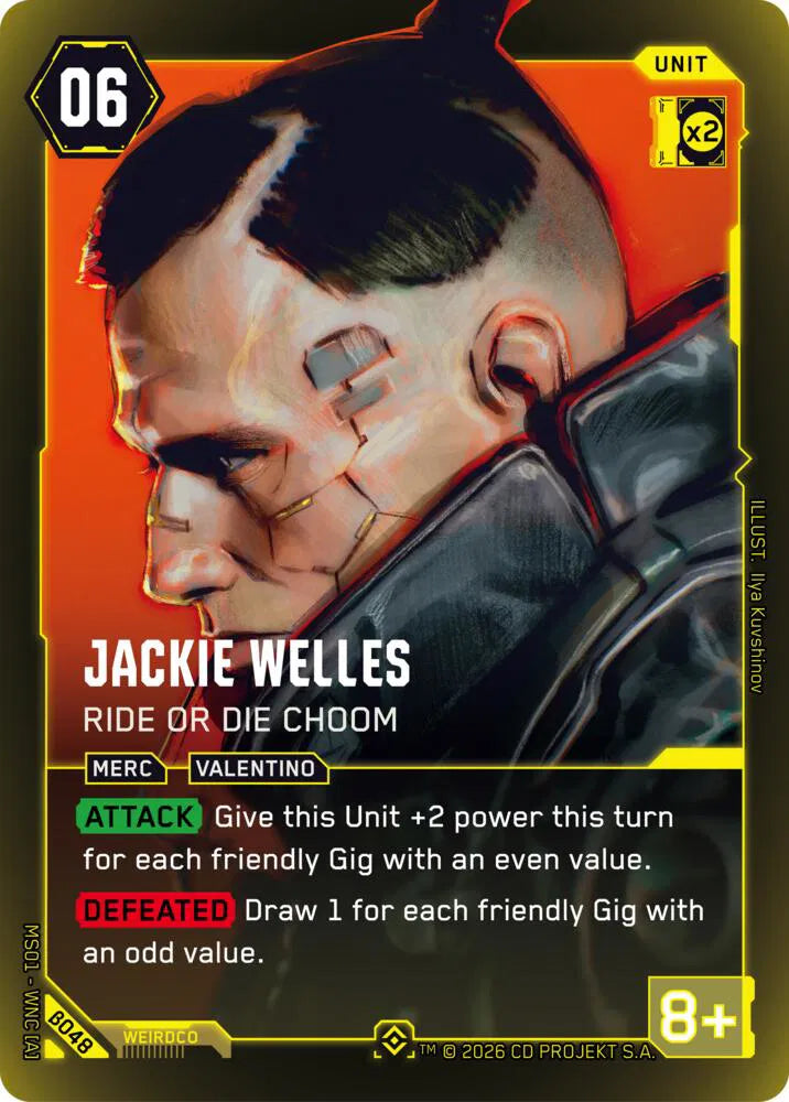 Jackie Welles - Ride or Die Choom Welcome to Night City - Beta Epic B048