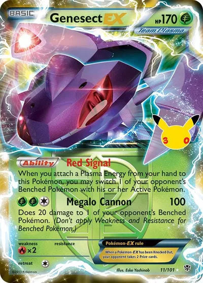 Genesect EX (Team Plasma) 30th Celebration: Classic Collection Classic Collection 11/101
