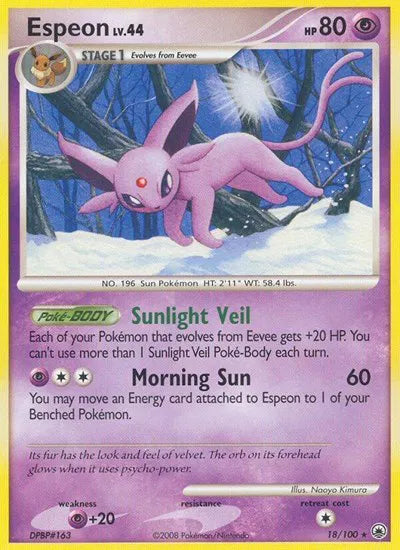 Espeon Majestic Dawn Rare 18
