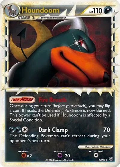 Houndoom (Prime) Pokemon Ultra Rare 82 Undaunted