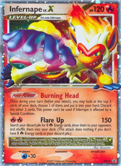 Infernape Lv.X Diamond and Pearl Promos Holo Rare DP10