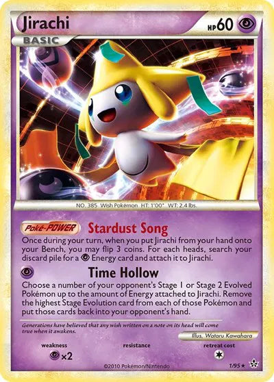 Jirachi Unleashed Holo Rare 1