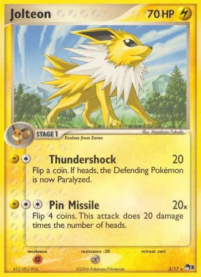 Jolteon POP Series 3 Rare 3