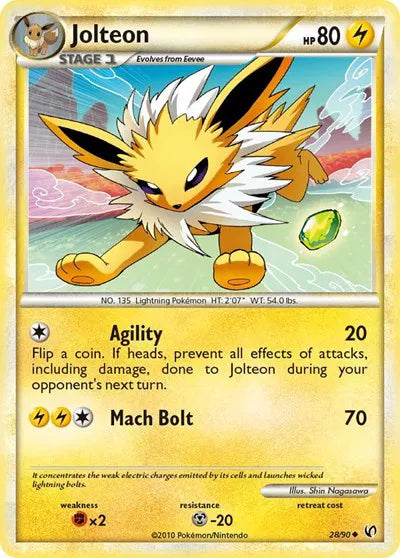 Jolteon Undaunted Uncommon 28