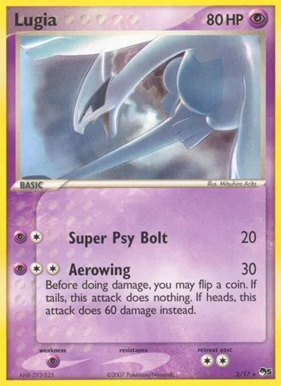 Lugia Rare 2 POP Series 5