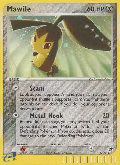 Mawile Pokemon • Holo Rare • 9 EX Sandstorm