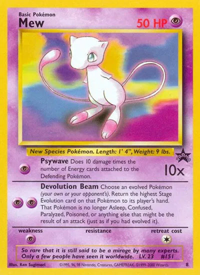 Mew (8) - WoTC Promo (PR) WoTC Promo