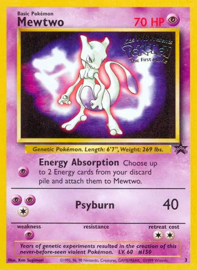 Mewtwo (Movie Promo) Pokemon Promo 03/53 WoTC Promo