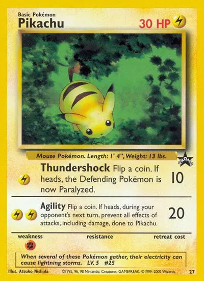 Pikachu (27) Pokemon Promo 27/53 WoTC Promo
