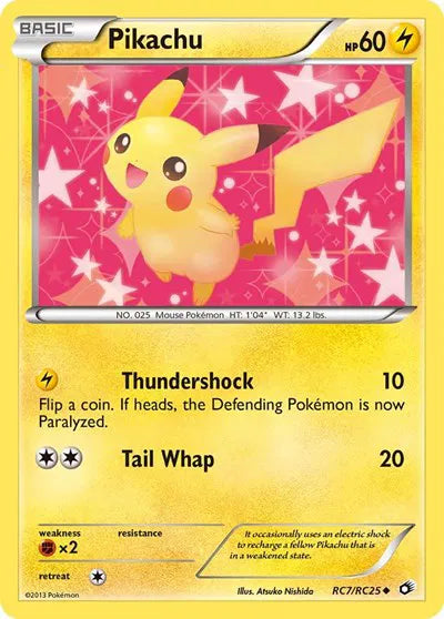 Pikachu Legendary Treasures: Radiant Collections Uncommon RC7