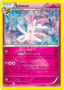 Sylveon (XY Furious Fists) Pokemon Holo Rare 072/111 Deck Exclusives