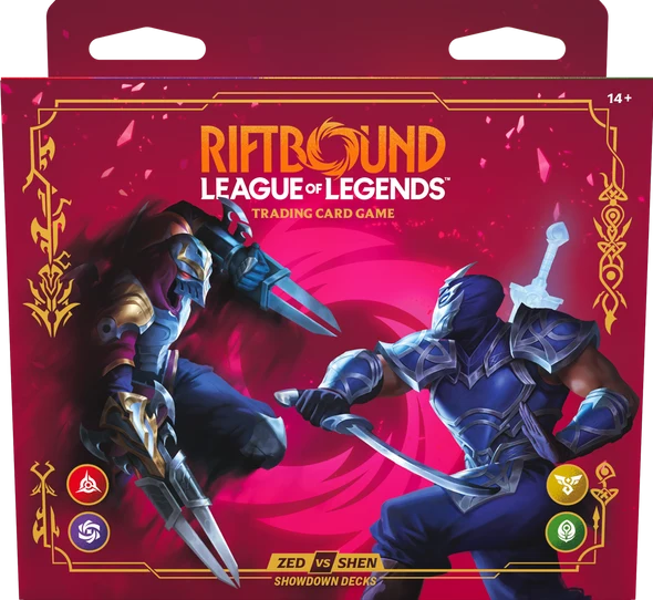 Riftbound: League of Legends - Showdown Deck - Vendetta Zed vs Shen UVS Games