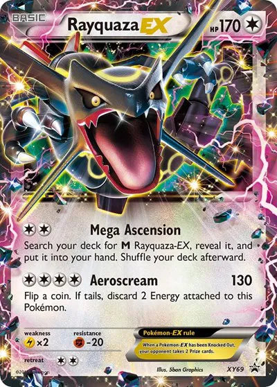 Rayquaza EX (Shiny) XY69 XY Promos