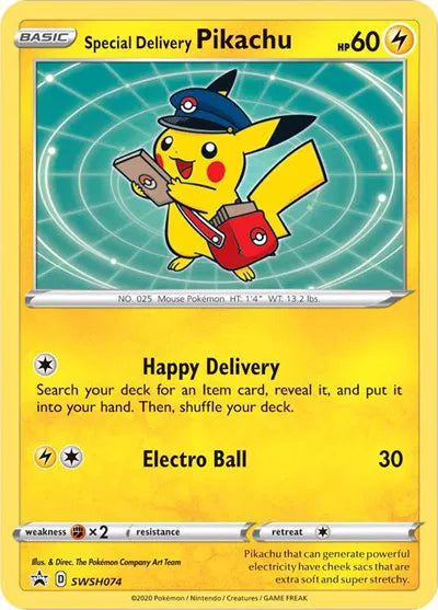 Specials Delivery Pikachu (SWSH074)
