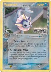 Vaporeon Reverse Holo Rare 18 EX Delta Species