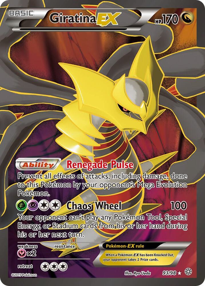 Giratina EX (93 Full Art) - XY - Ancient Origins (AOR) XY - Ancient Origins