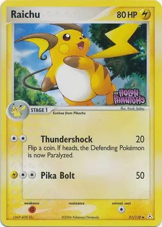 Raichu EX Holon Phantoms Uncommon 51