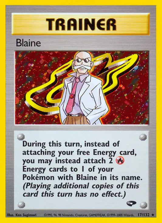 Blaine (17) Gym Challenge Holo Rare 17