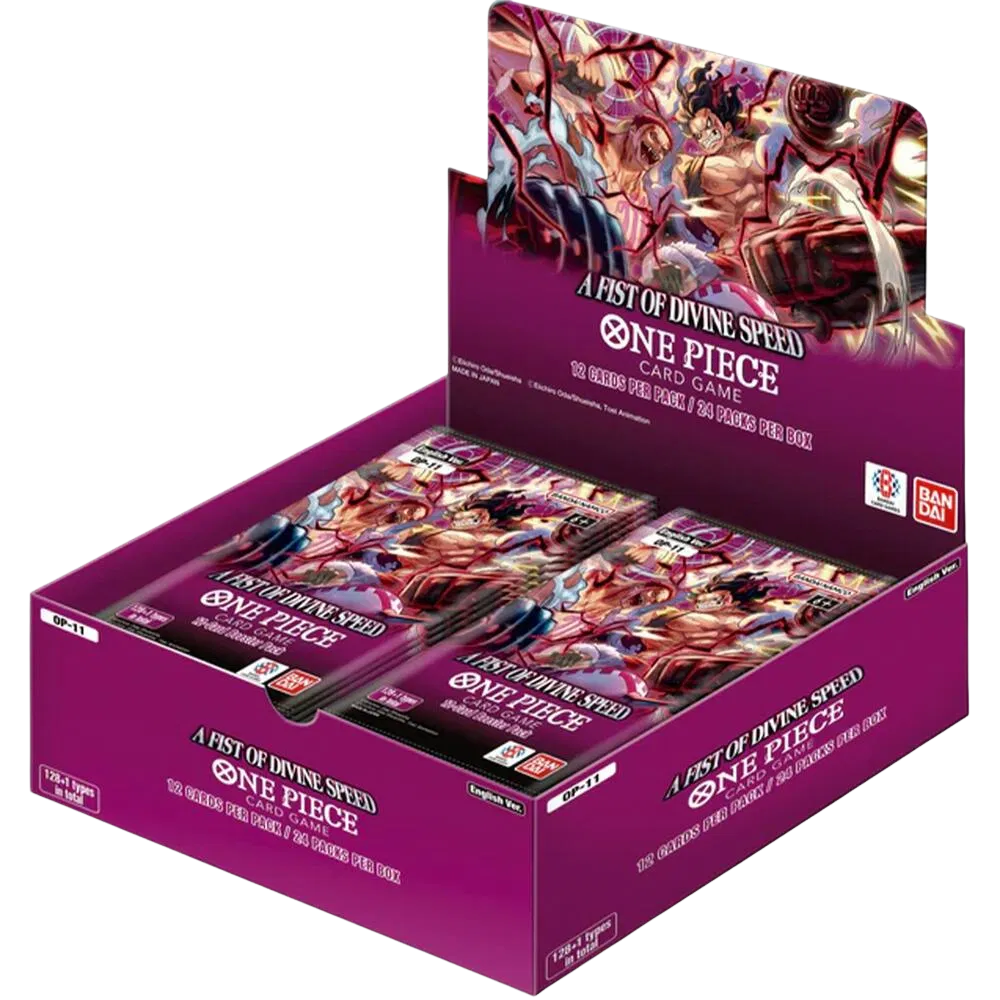 One Piece Card Game - A Fist of Divine Speed Booster Box op11