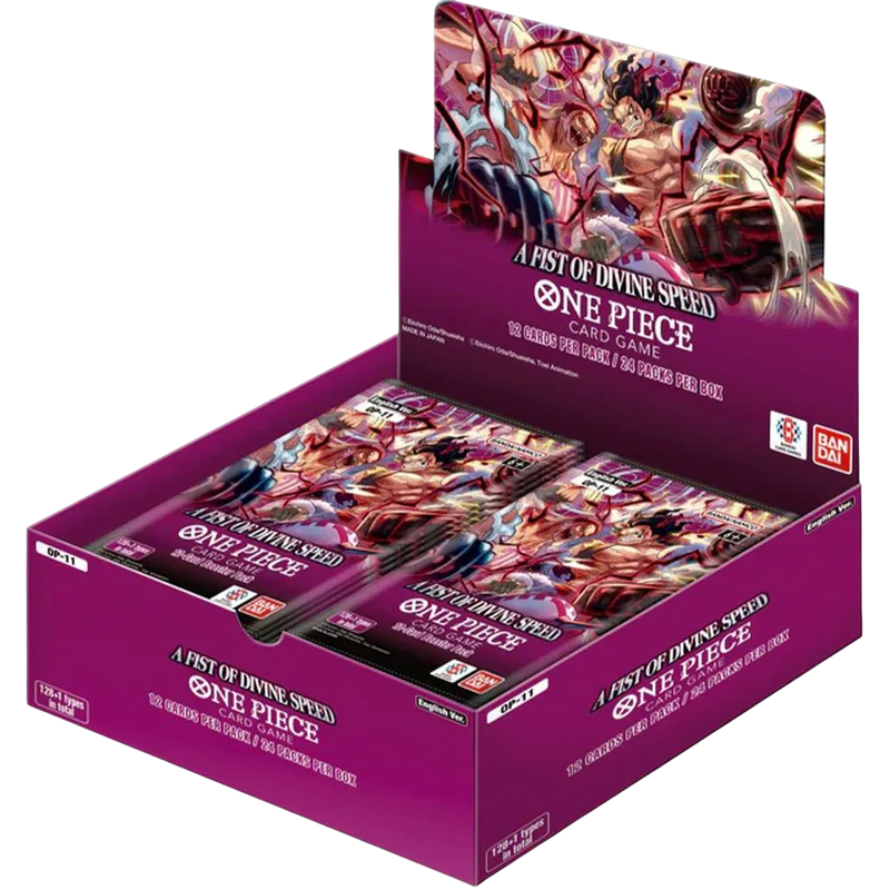 One Piece Card Game - A Fist of Divine Speed Booster Box op11