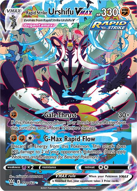 Rapid Strike Urshifu VMAX (Alternate Art Secret) - SWSH05: Battle Styles (SWSH05) SWSH05: Battle Styles