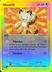 Meowth Pokemon Common 42 EX Team Magma vs Team Aqua (Reverse)