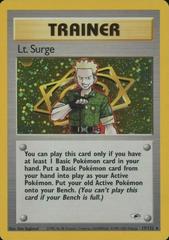 Lt. Surge (17) Gym Heroes Holo Rare 17
