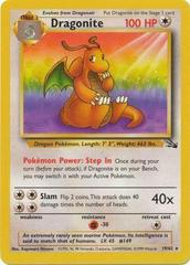 Dragonite (19) Pokemon Rare 19 Fossil